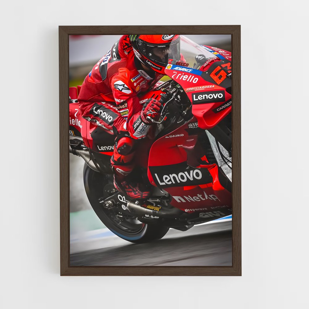 Poster somptueux de la Desmosedici GP – affiche Ducati (vue 5)